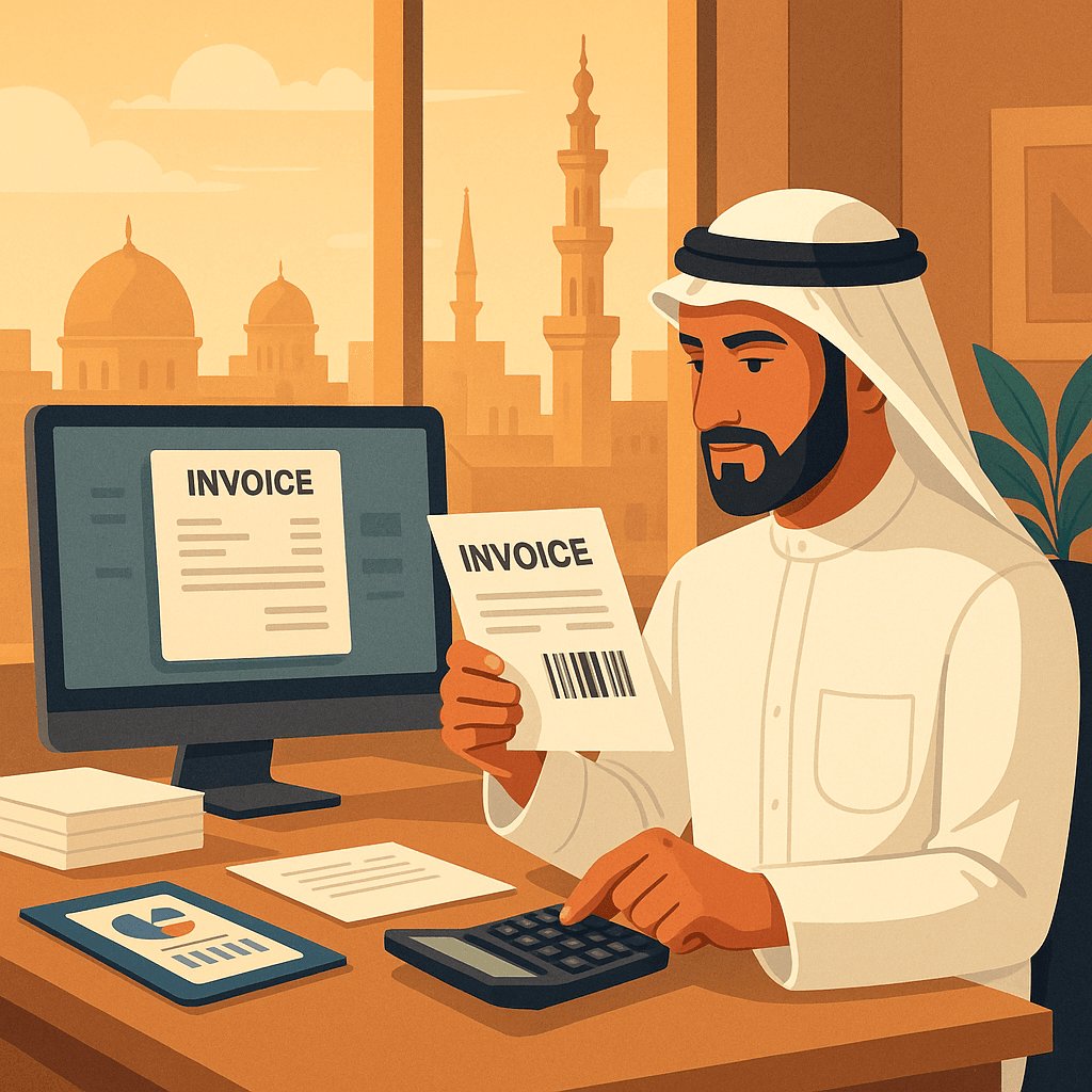 SaFa Invoice dashboard — UAE e-invoicing platform
